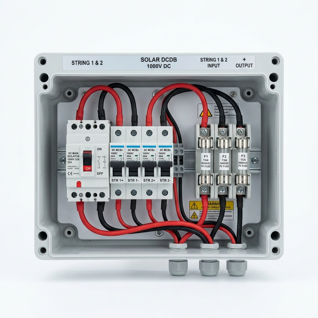 High-Capacity DC Distribution Box