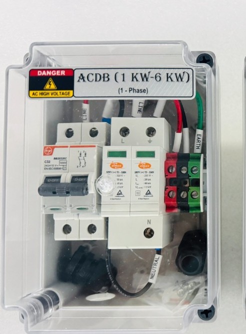 Commercial Solar ACDB Above 10+ kW (3-Phase 415V)