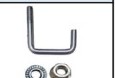 J-Bolt M8 with Flange Nut